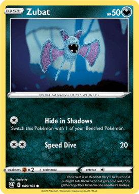 Battle Styles Zubat 089/163 Englisch