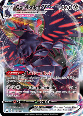 Battle Styles Corviknight VMAX 110/163 Englisch