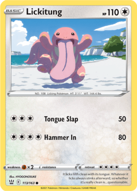 Battle Styles Lickitung 113/163 Englisch