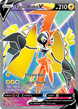 Battle Styles Tapu Koko V 147/163 Englisch