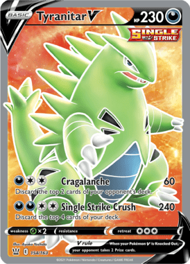 Battle Styles Tyranitar V 154/163 Englisch