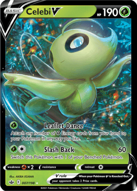 Chilling Reign Celebi V 007/198 Englisch