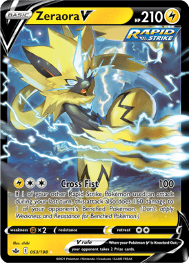 Chilling Reign Zeraora V 053/198 Englisch