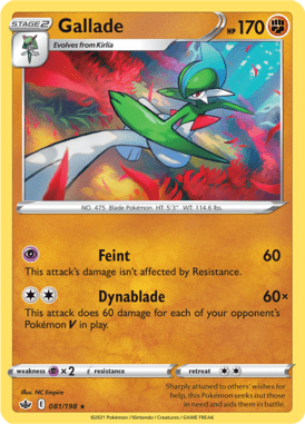 Chilling Reign Gallade 081/198 Englisch