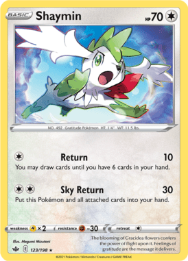 Chilling Reign Shaymin 123/198 Englisch