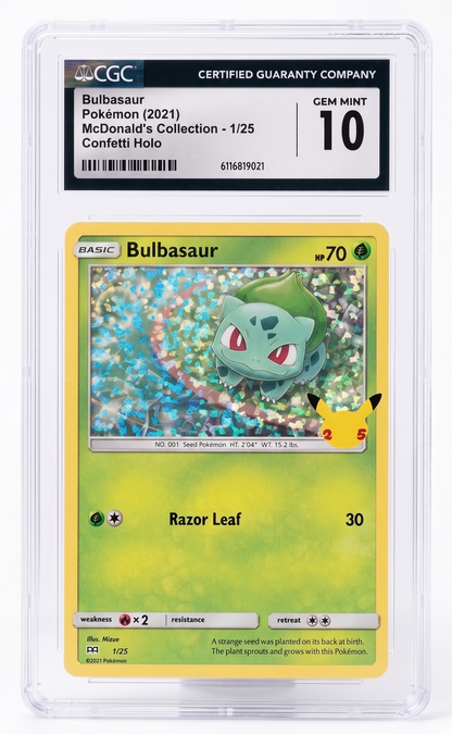 Bulbasaur - McDonald's Collection 25th Anniversary (Promo) – Pokémon Sammelkarte