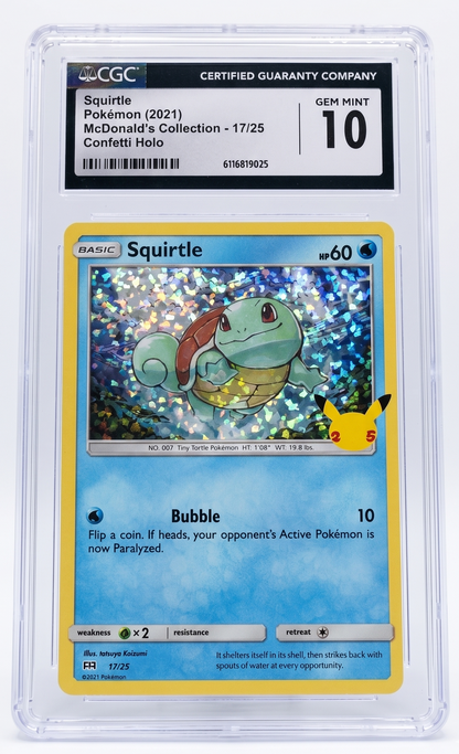Squirtle - McDonald's Collection 25th Anniversary (Promo) – Pokémon Sammelkarte