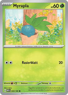 Pokemon 151 Myrapla 043/165 Deutsch