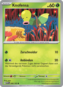 Pokemon 151 Knofensa 069/165 Deutsch