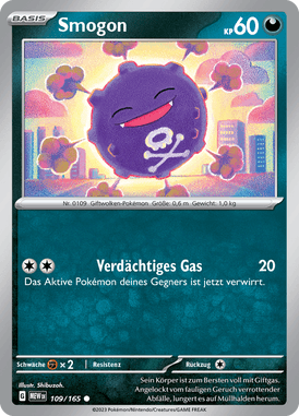 Pokemon 151 Smogon 109/165 Deutsch