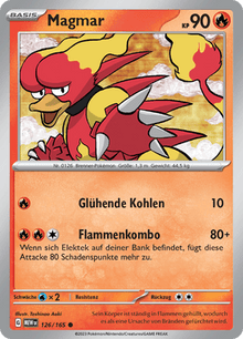 Pokemon 151 Magmar 126/165 Deutsch