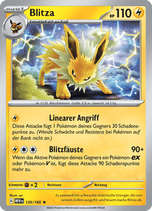 Pokemon 151 Blitza 135/165 Deutsch