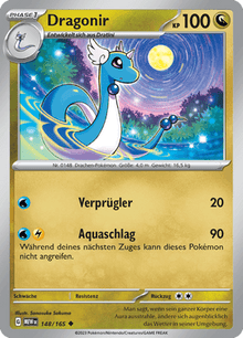 Pokemon 151 Dragonir 148/165 Deutsch