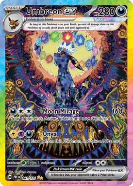 Prismatic Evolutions Umbreon ex 161/131 Englisch