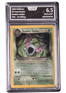 Dunkles Golbat 7/82 1st Edition Team Rocket DE AOG 6.5