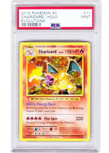 Pokemon PSA 9 Charizard Holo #11 Evolutions