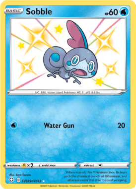 Shining Fates Sobble SV025/SV122 Englisch