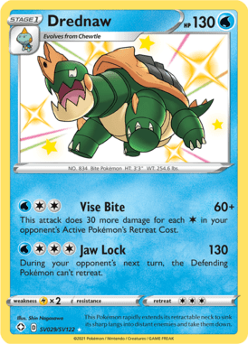 Shining Fates Drednaw SV029/SV122 Englisch