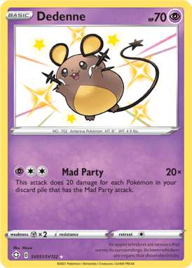 Shining Fates Dedenne SV051/SV122 Englisch