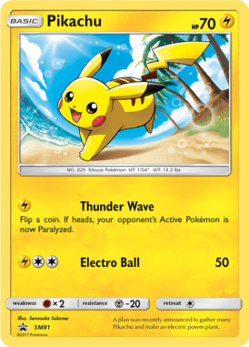 Sun & Moon Promos Pikachu SM081 Englisch