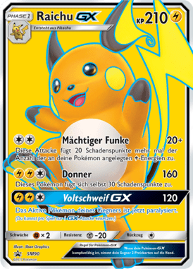 Sonne & Mond Promos Raichu-GX SM090 Deutsch