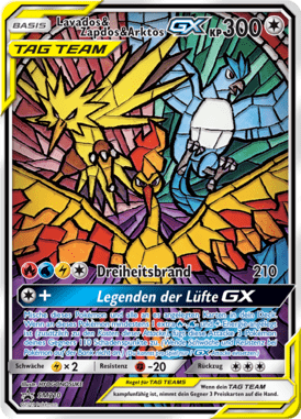 Sonne & Mond Promos Lavados & Zapdos & Arktos-GX SM210 Deutsch