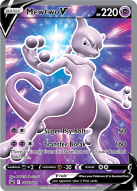 Schwert & Schild Promos Mewtwo V SWSH229 Englisch