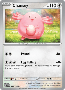 Scarlet & Violet Chansey 144/198 Englisch