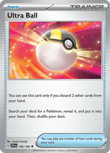 Scarlet & Violet Ultra Ball 196/198 Englisch