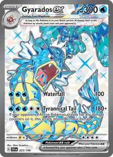 Scarlet & Violet Gyarados ex 225/198 Englisch