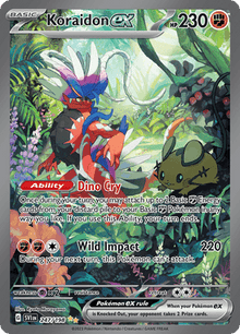 Scarlet & Violet Koraidon ex 247/198 Englisch