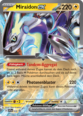 Scarlet & Violet Promos Miraidon-ex SVP028 Deutsch