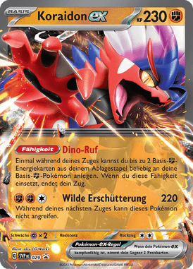 Scarlet & Violet Promos Koraidon-ex SVP029 Deutsch