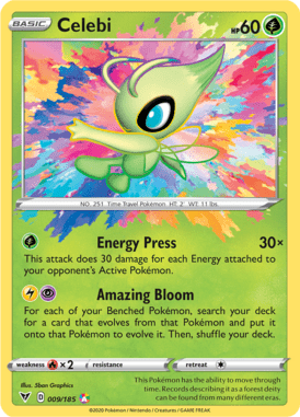 Vivid Voltage Celebi 009/185 Englisch