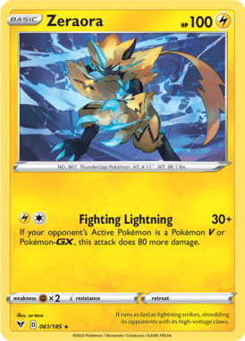 Vivid Voltage Zeraora 061/185 Englisch