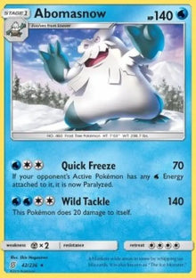 Abomasnow - Unified Minds (Rare) [UNM-42]