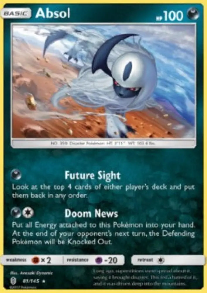 Absol - Guardians Rising (Holo Rare) [GRI-81]