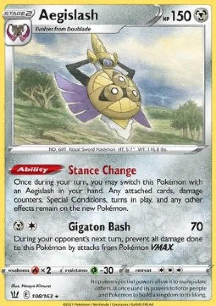 Aegislash - Battle Styles (Rare) [BST-108]