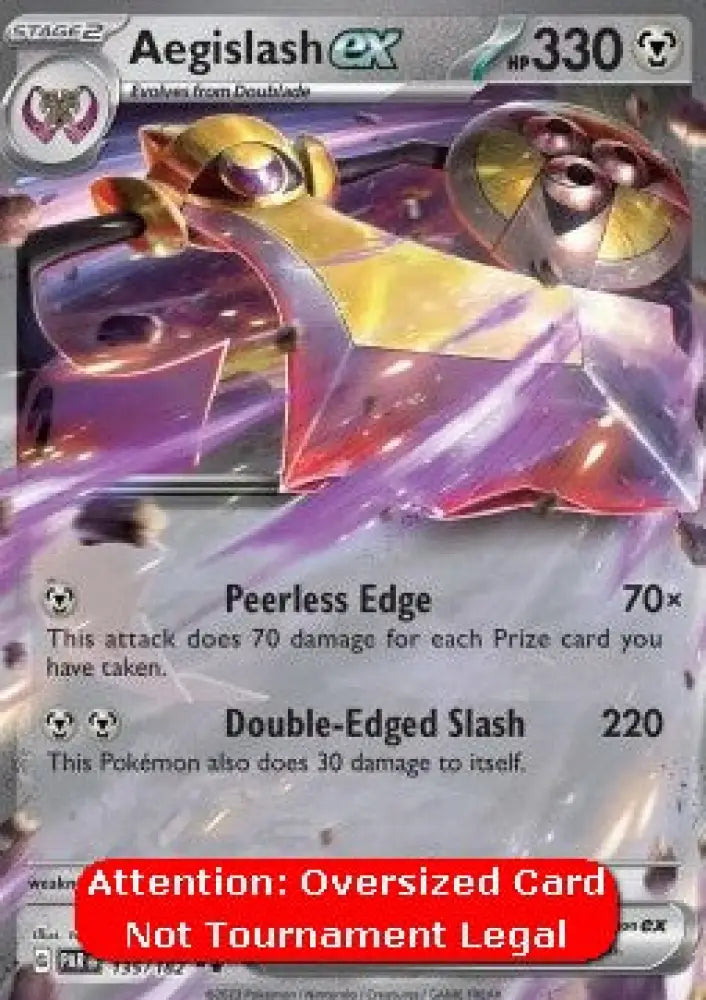Aegislash ex - Paradox Rift (Oversized) [PAR-135]