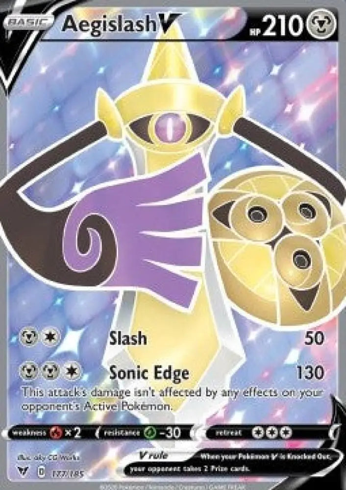 Aegislash V - Vivid Voltage (Ultra Rare) [VIV-177]