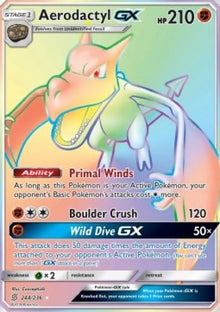 Aerodactyl GX - Unified Minds (Secret Rare) [UNM-244]