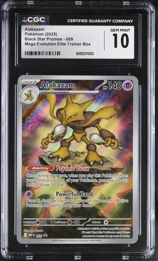 Alakazam - MEP Black Star Promos (Promo) [MEP-009] - English / Mint / CGC 10.0 Normal - Pokémon Single pokemon karten