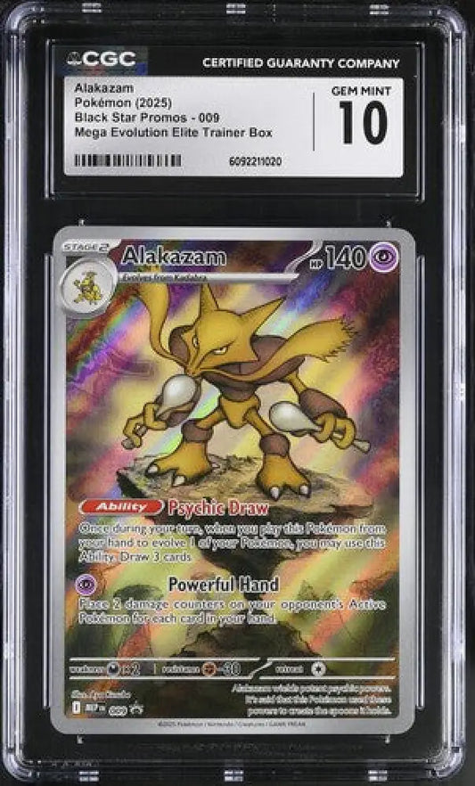 Alakazam - MEP Black Star Promos (Promo) [MEP-009] - English / Mint / CGC 10.0 Normal - Pokémon Single pokemon karten