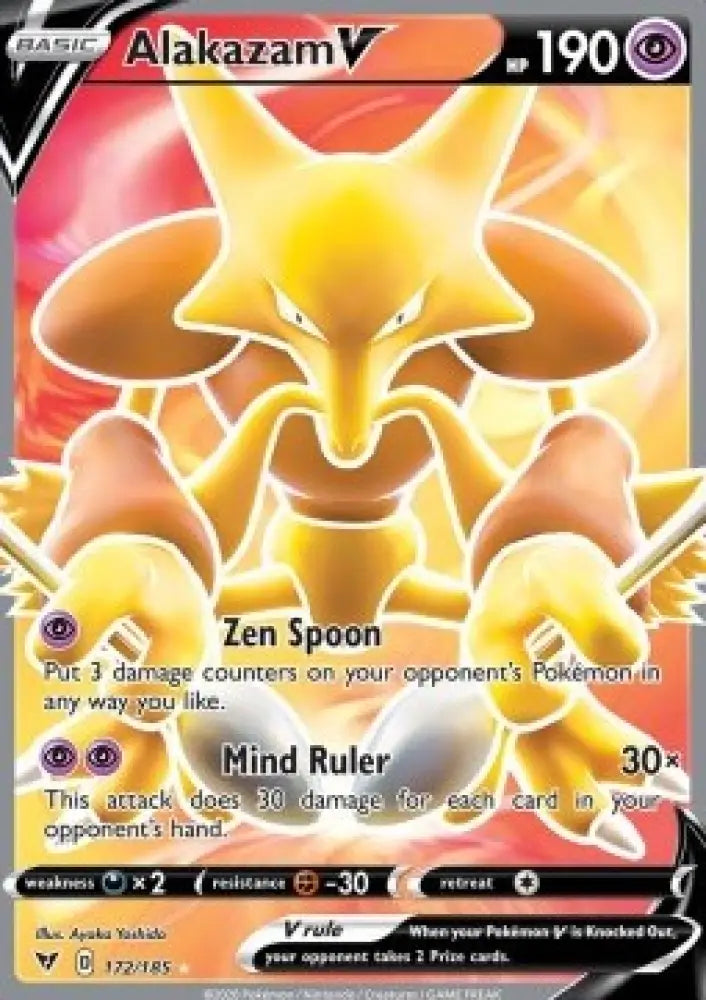 Alakazam V - Vivid Voltage (Ultra Rare) [VIV-172]