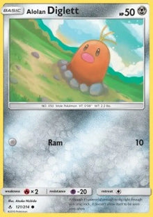Alolan Diglett - Unbroken Bonds (Common) [UNB-121]