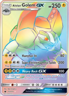 Alolan Golem GX - Crimson Invasion (Secret Rare) [CIN-113]