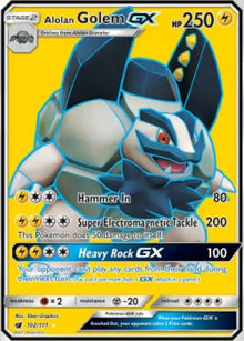 Alolan Golem GX - Crimson Invasion (Ultra Rare) [CIN-102]