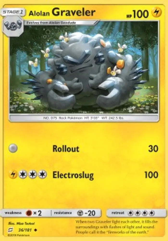 Alolan Graveler - Team Up (Uncommon) [TEU-36]