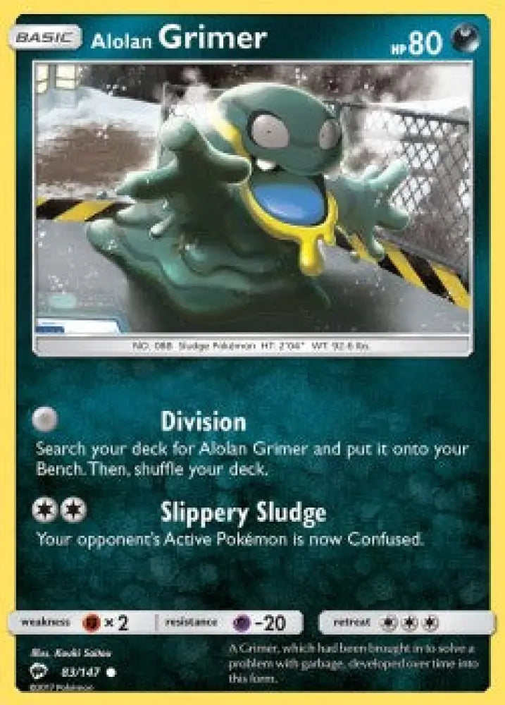 Alolan Grimer - Burning Shadows (Common) [BUS-83]