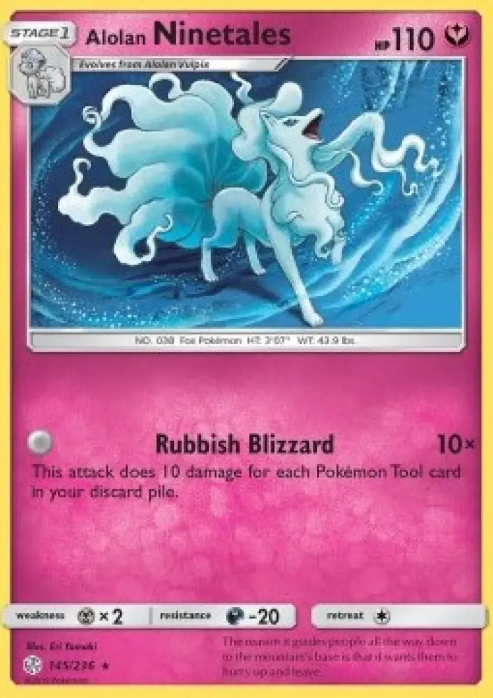 Alolan Ninetales - Cosmic Eclipse (Holo Rare) [CEC-145]